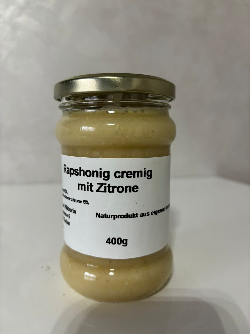 Miód rzepakowy kremowany z cytryną