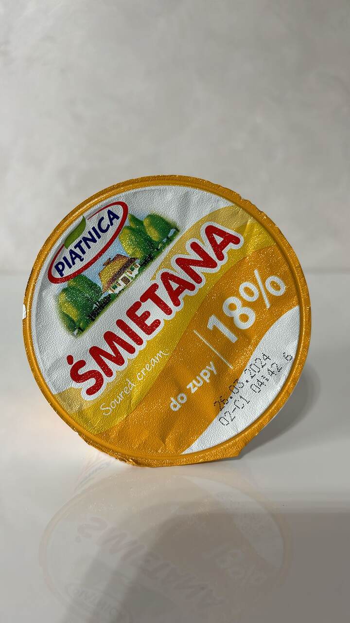 Śmietana 18% - Piątnia 200g