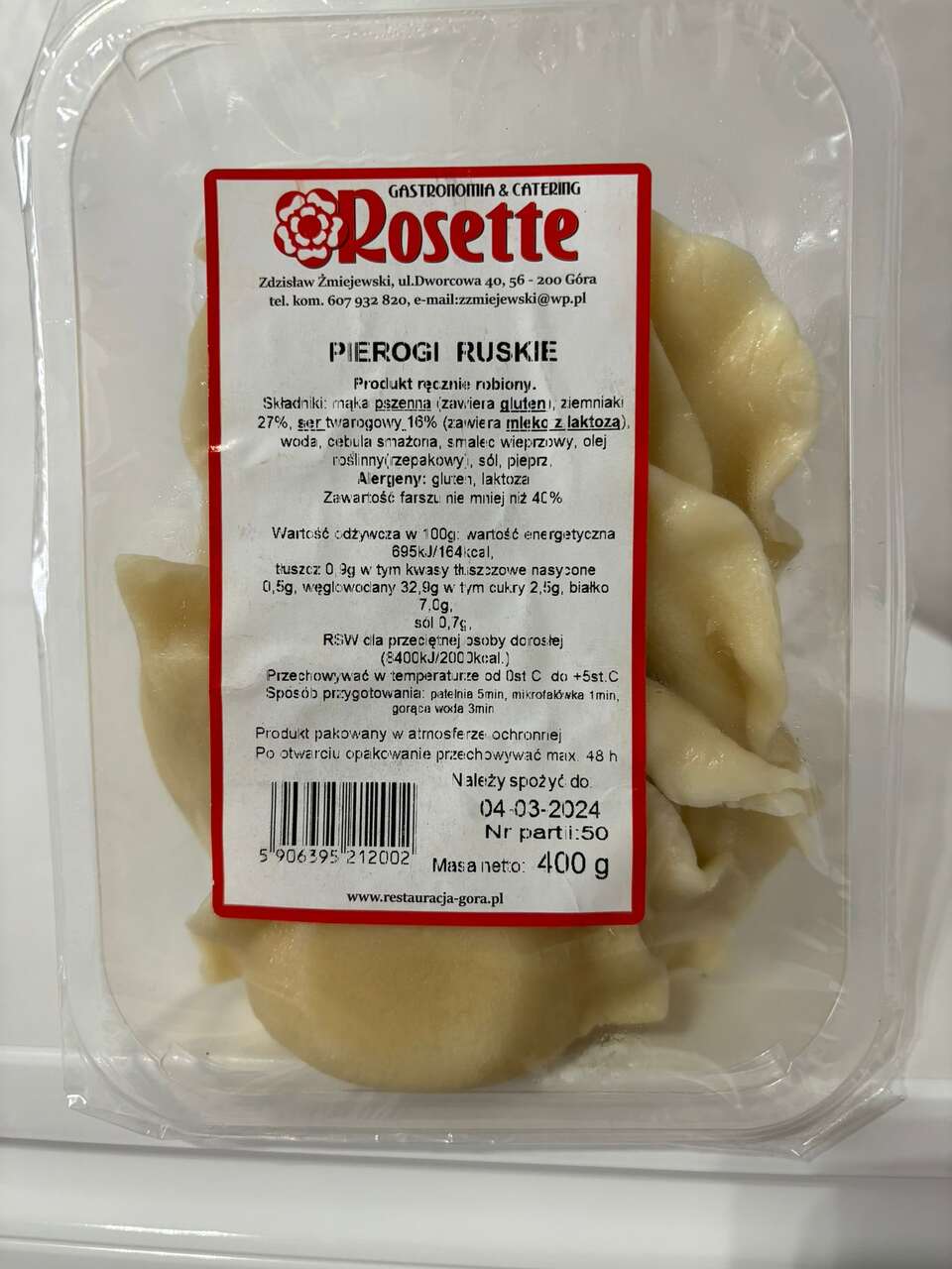 Russische Piroggen – Rosette – Polnischer Grüner Markt