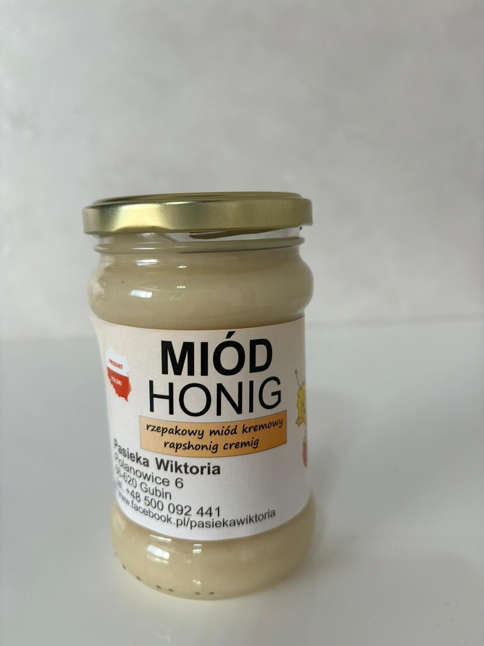 Rzepakowy miód kremowany 400g