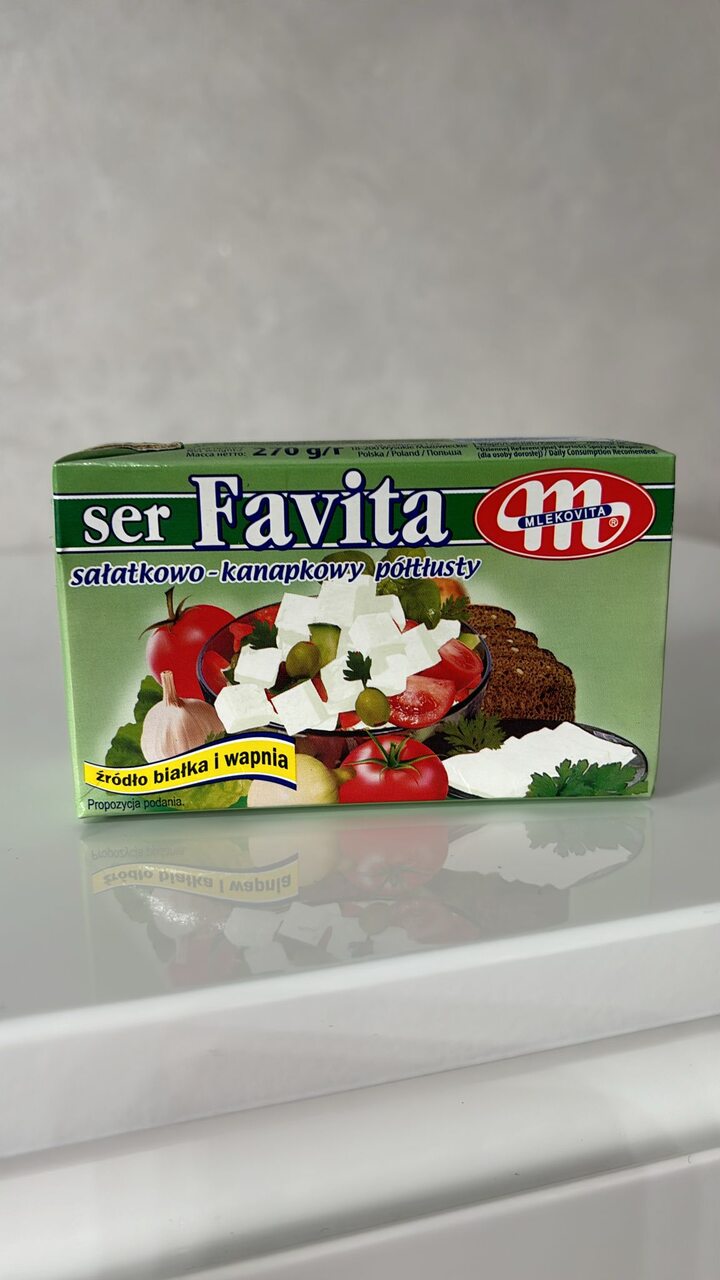 Ser feta półtłusty - Favita